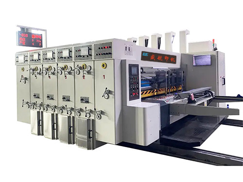 1224全電腦四色印刷開槽模切機